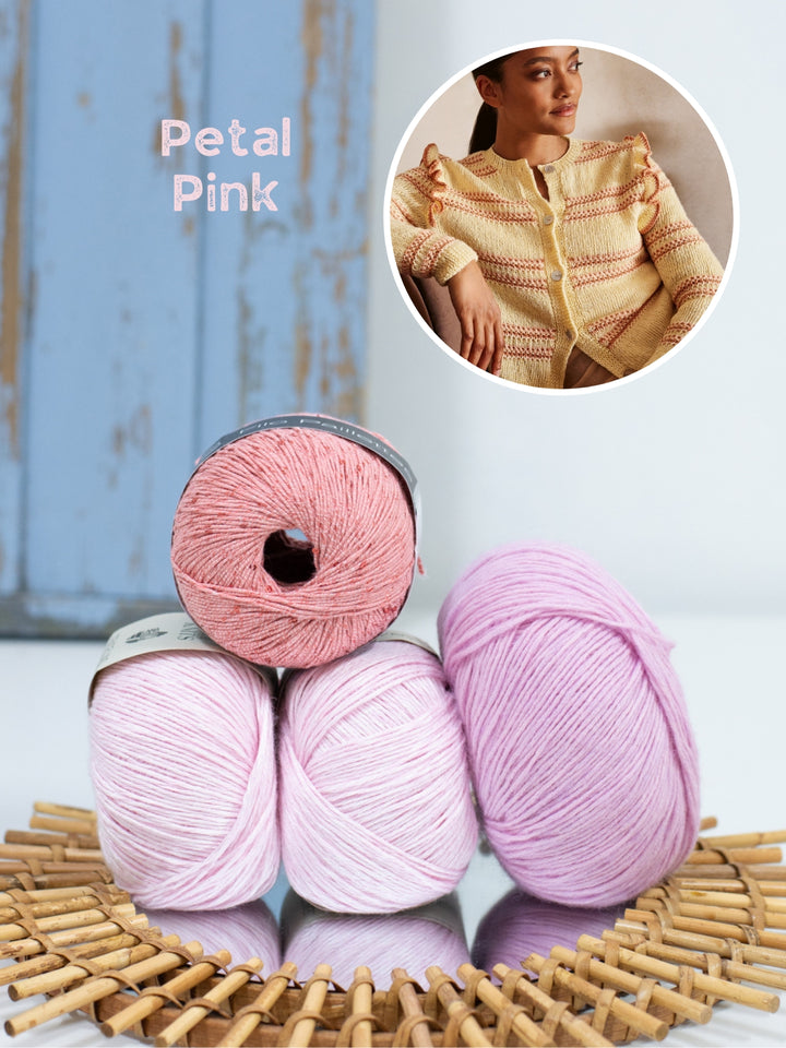 Breipakket Tencellino Filo Paillettes Ecopuno vest met ruches
