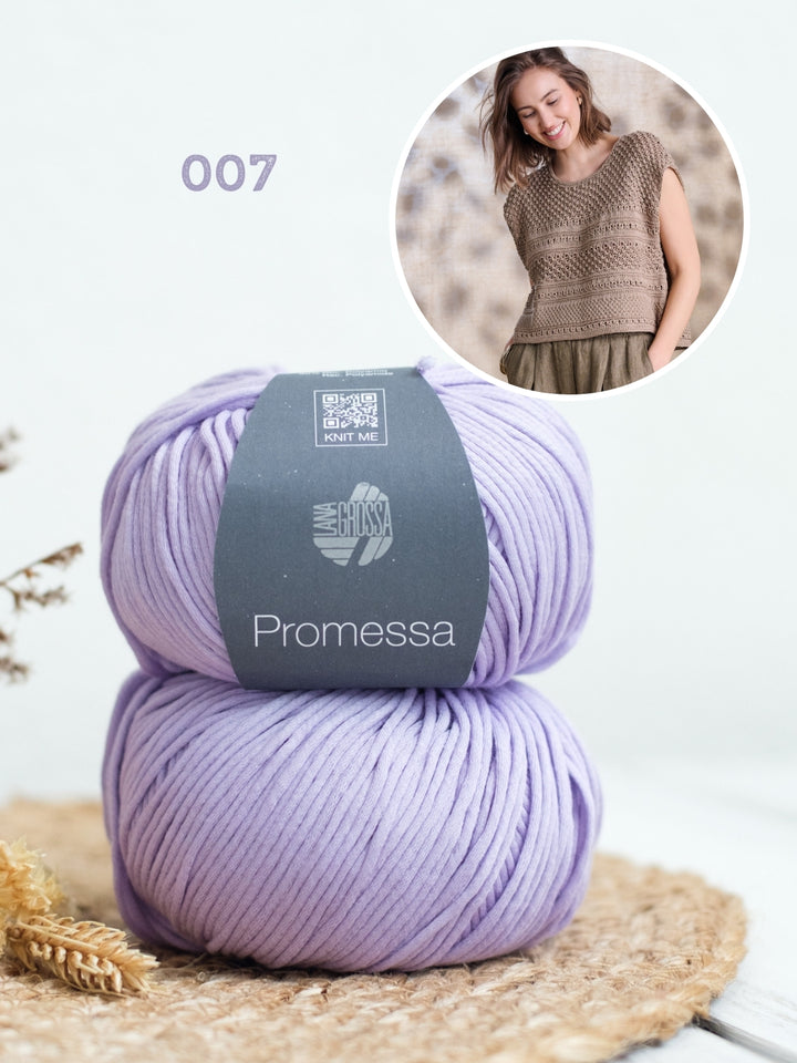 Breipakket Promessa top in textuursteken