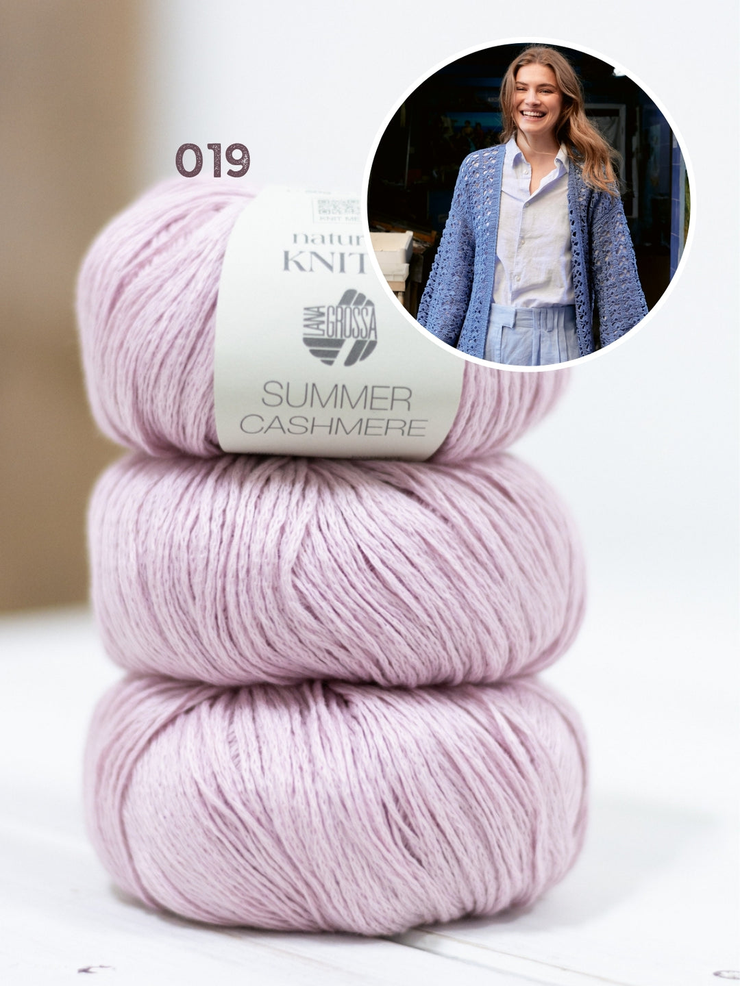 Haakpakket Summer Cashmere vest in ajourpatroon
