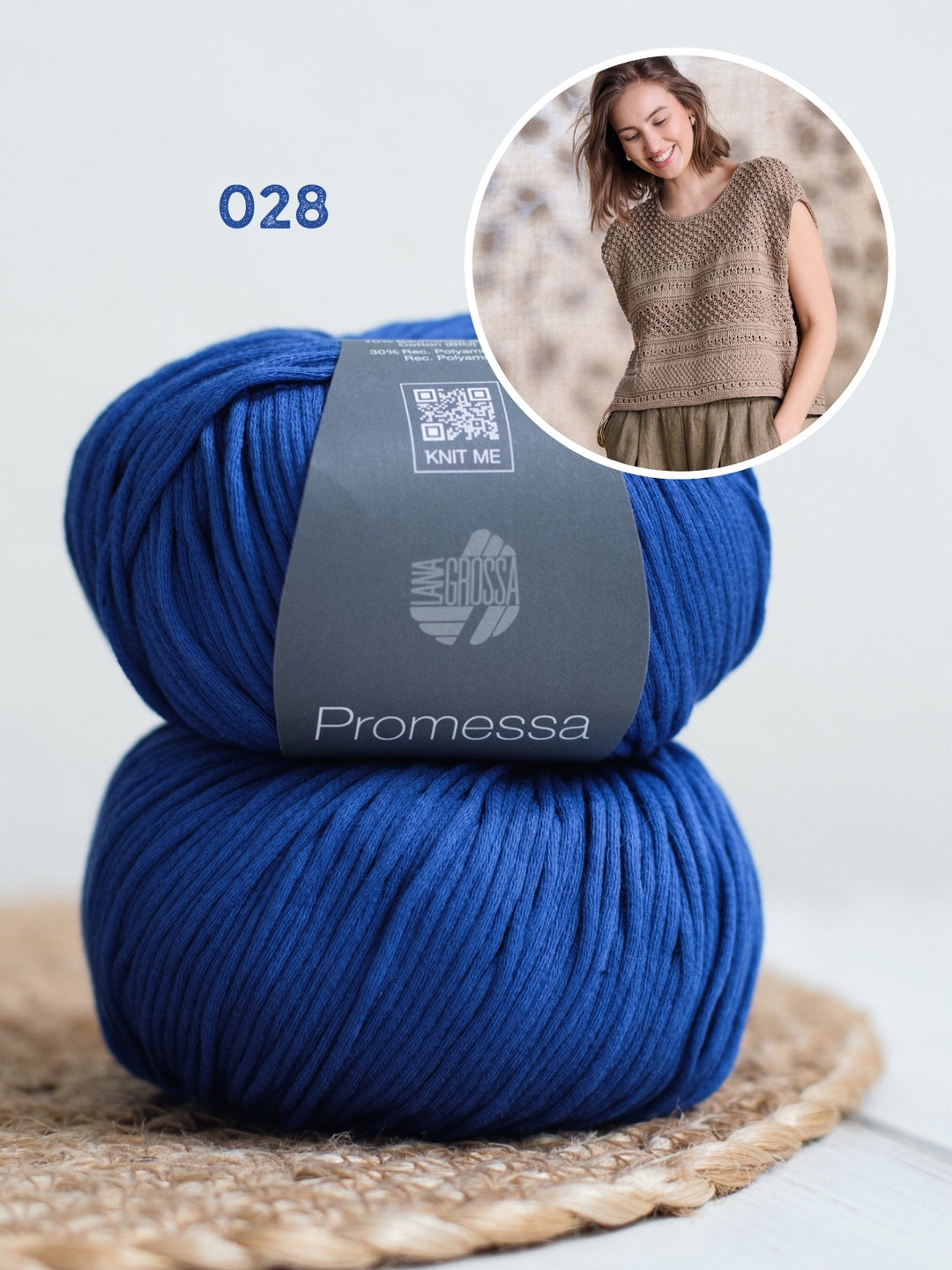 Breipakket Promessa top in textuursteken