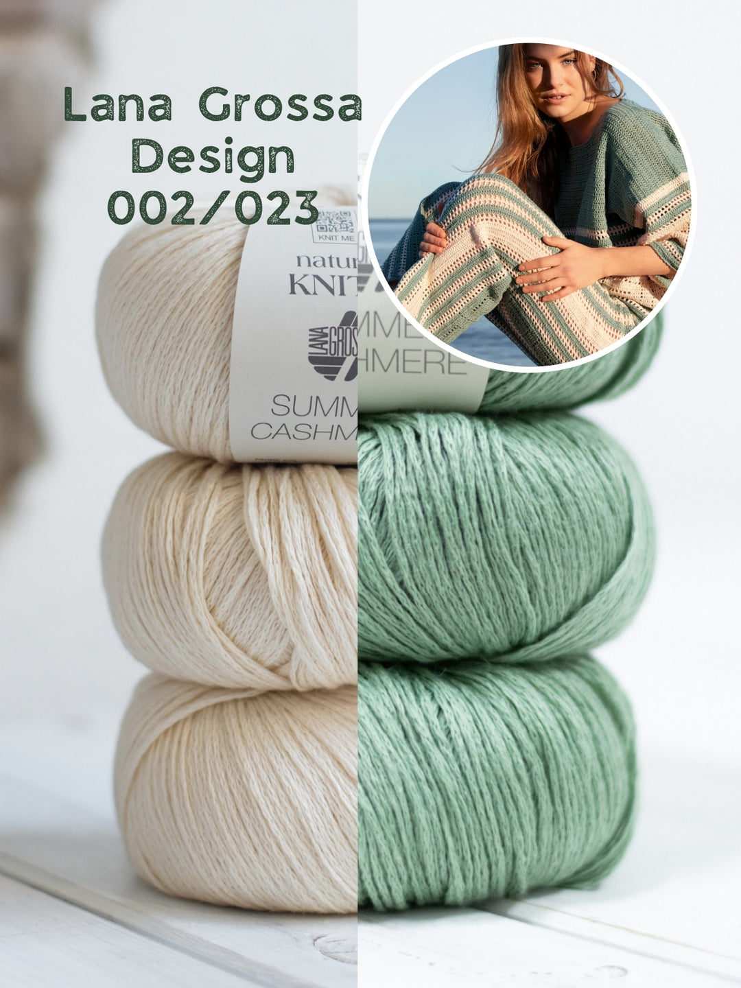 Haakpakket Summer Cashmere broek met filetpatroon
