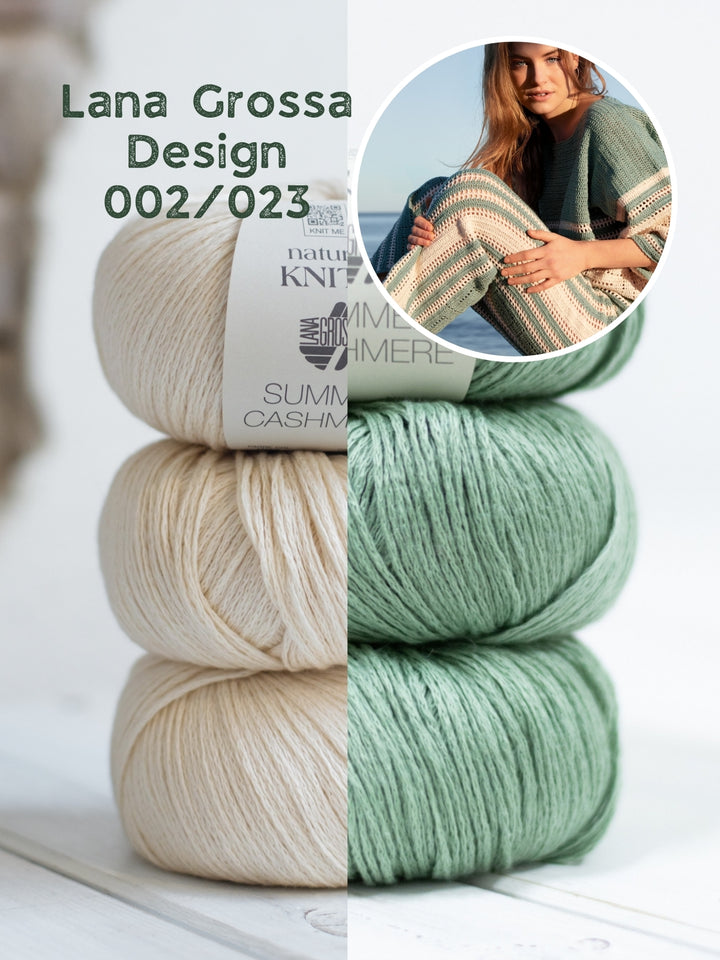 Haakpakket Summer Cashmere broek met filetpatroon