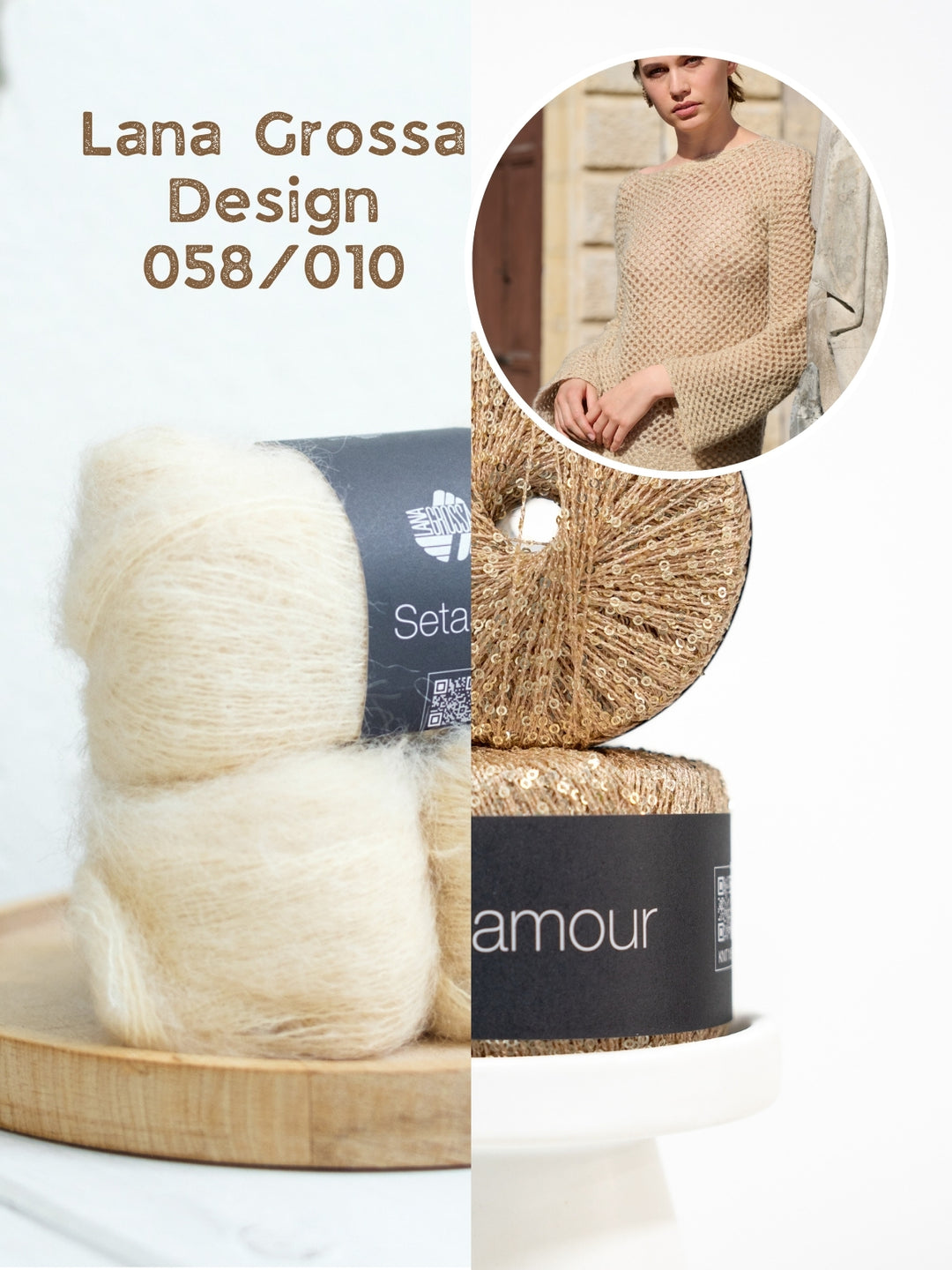 Haakpakket Setasuri Glamour trui