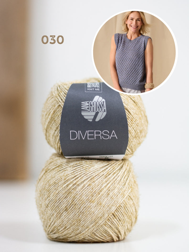 Breipakket Diversa top-down top met ajourpatroon