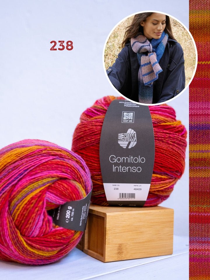 Breipakket Gomitolo rechte sjaal