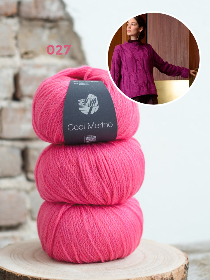 Breipakket Cool Merino kabeltrui