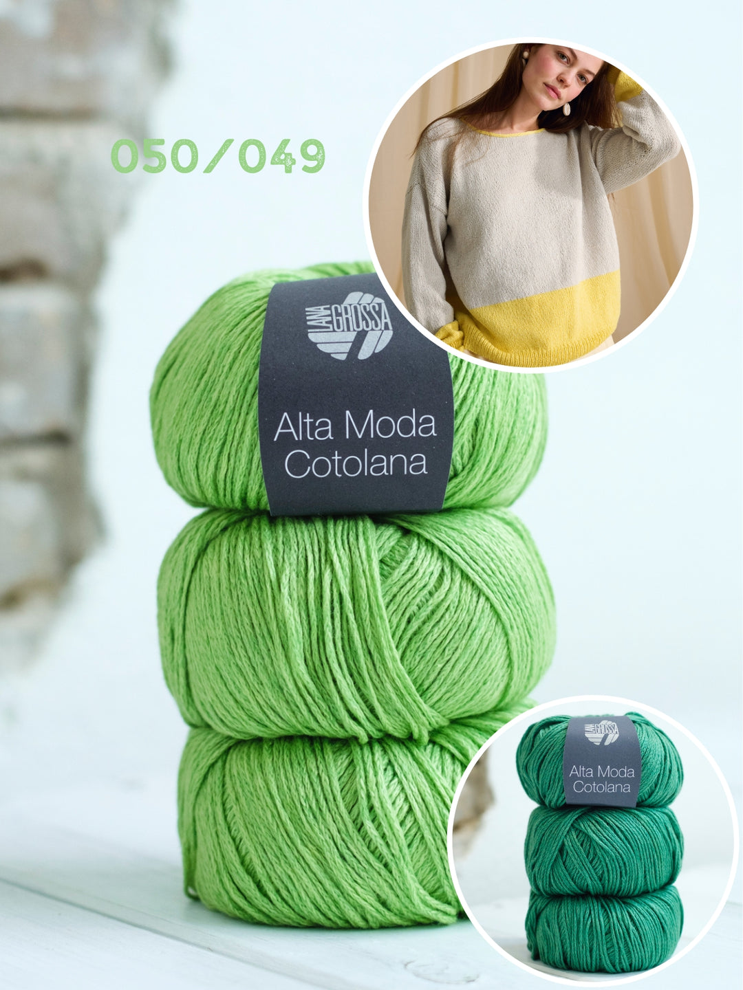 Breipakket Alta Moda Cotolana colorblock trui