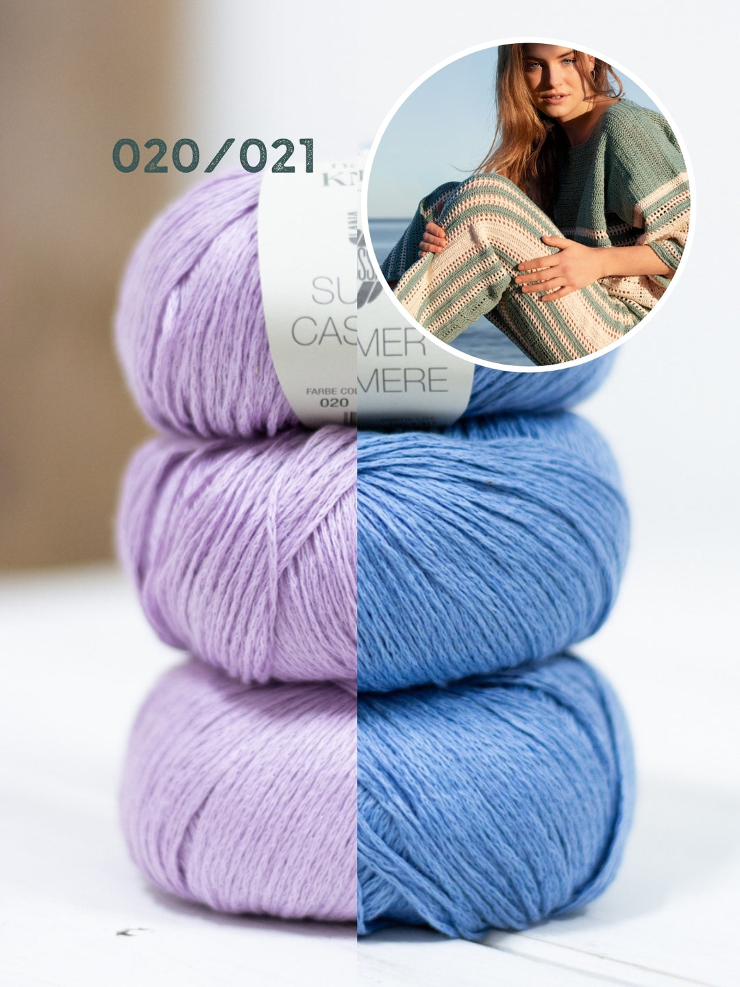 Haakpakket Summer Cashmere broek met filetpatroon
