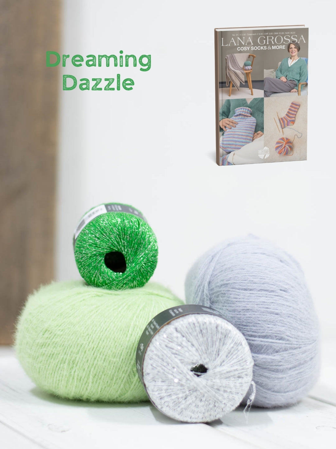 Breipakket Cosy Glittersokken