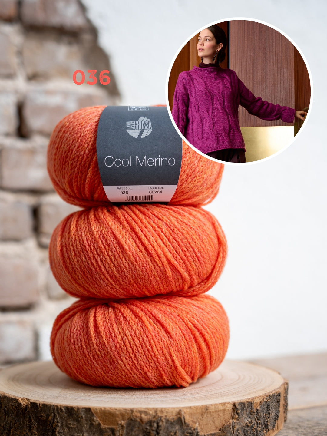 Breipakket Cool Merino kabeltrui