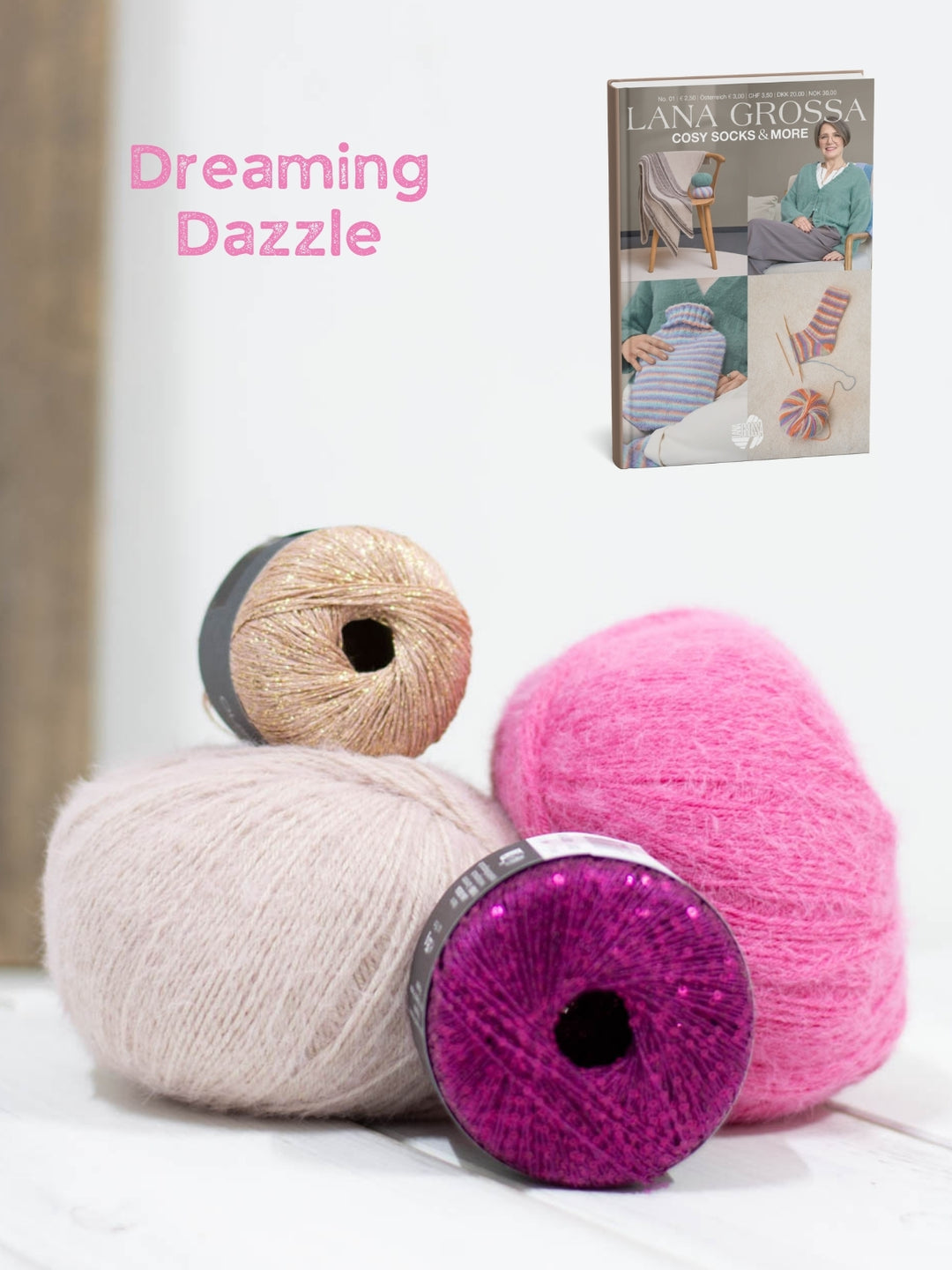 Breipakket Cosy Glittersokken