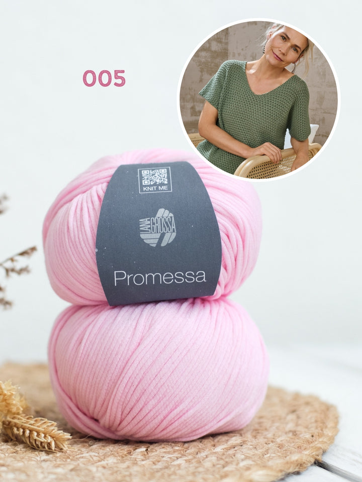 Breipakket Promessa shirt in gerstekorrel