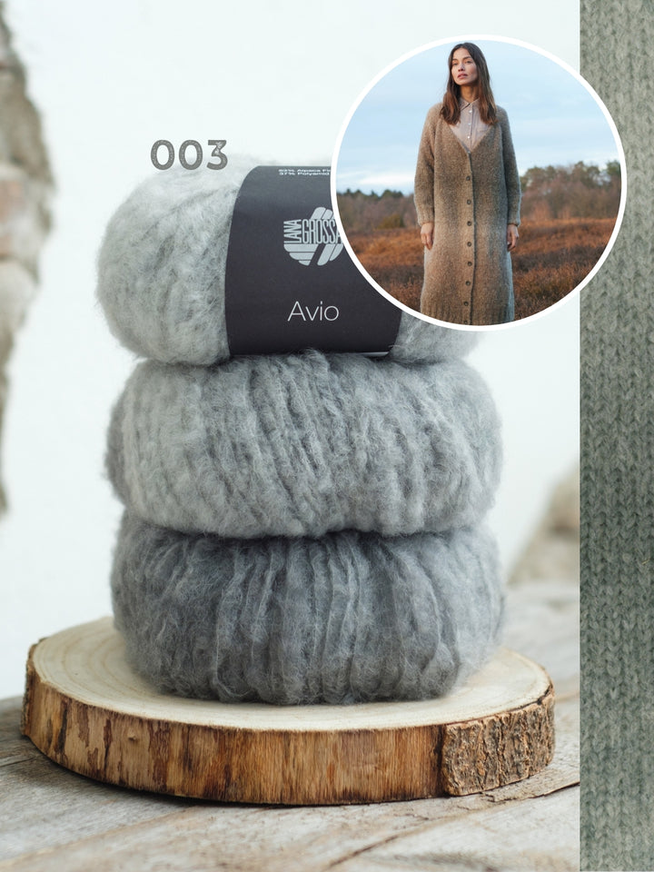 Breipakket Avio raglan-mantel