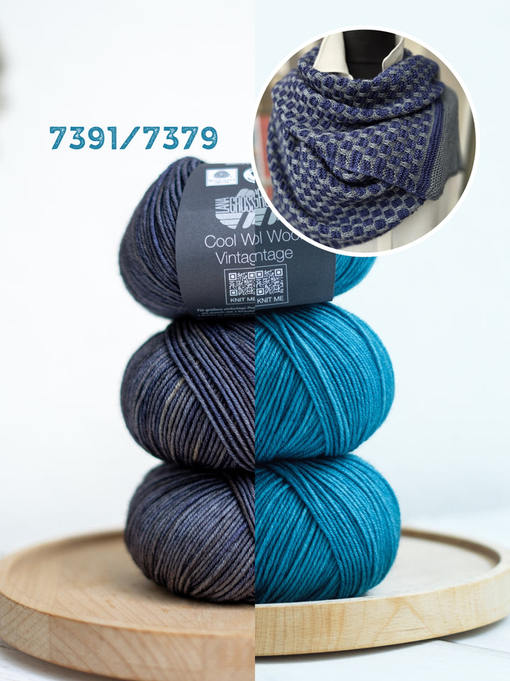 Breipakket Lizas Tuch September Vibes - Cool Wool Vintage