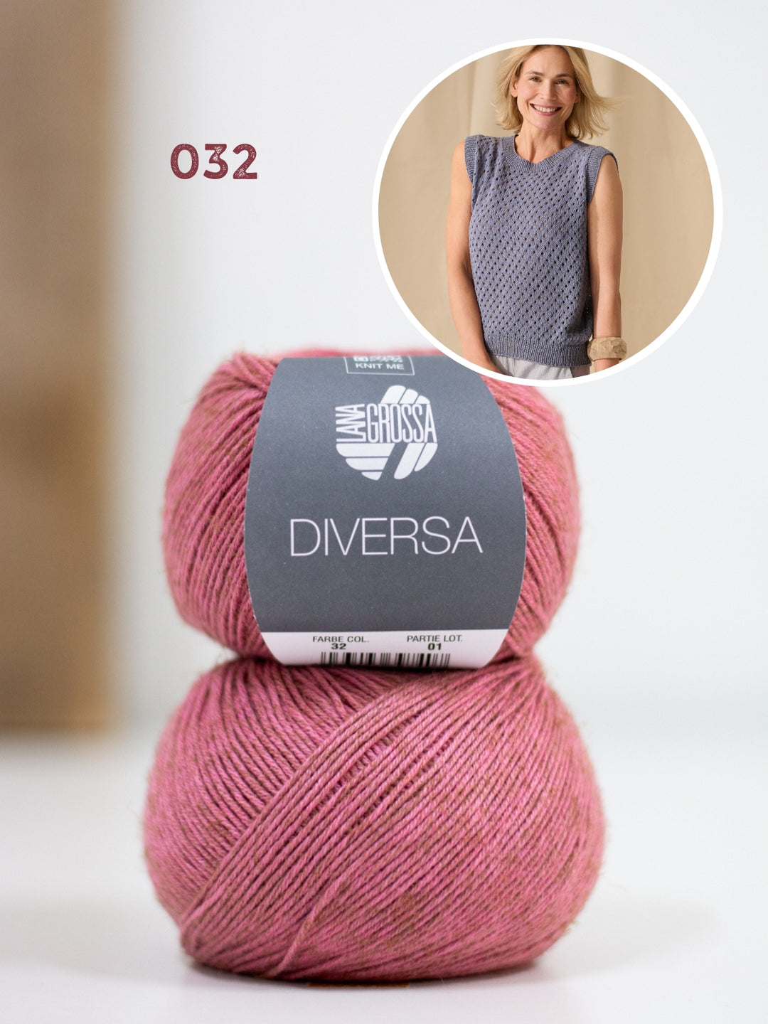Breipakket Diversa top-down top met ajourpatroon