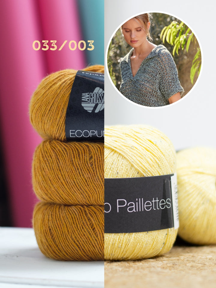 Breipakket Ecopuno Filo Paillettes shirt