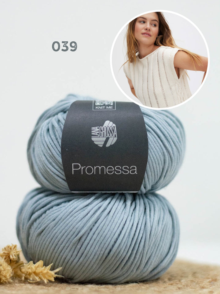 Breipakket Promessa top met gevallen steken
