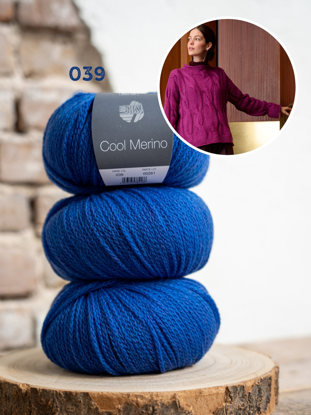 Breipakket Cool Merino kabeltrui