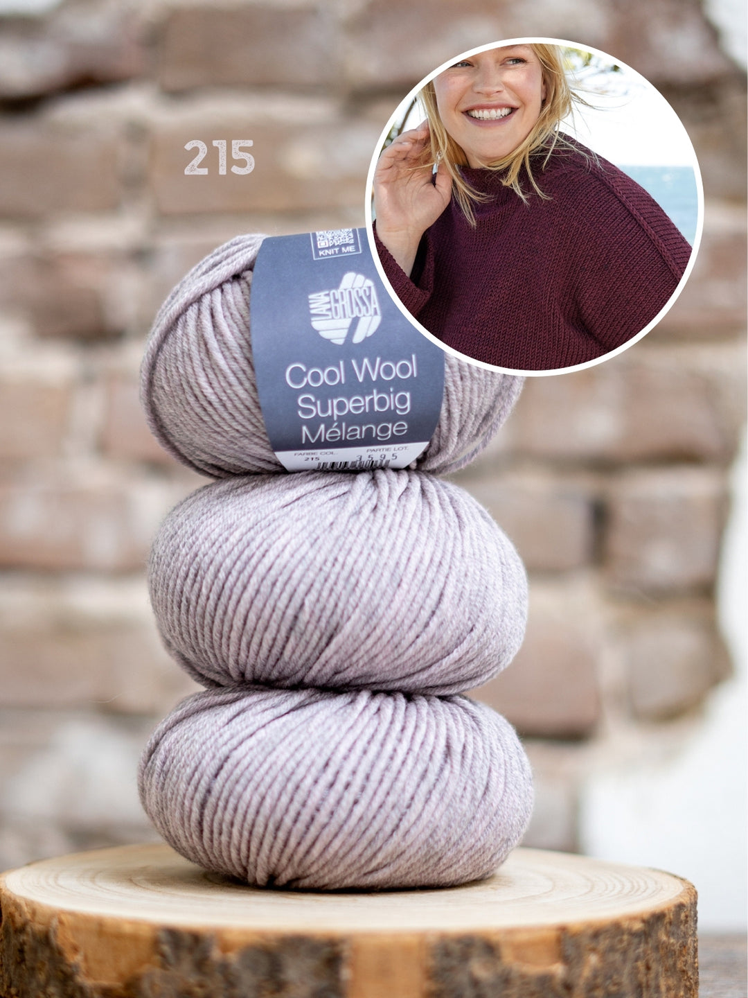 Breipakket Cool Wool Superbig Melange oversized trui