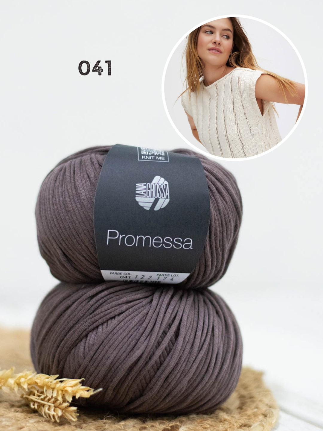 Breipakket Promessa top met gevallen steken