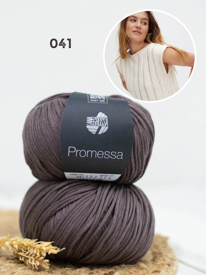 Breipakket Promessa top met gevallen steken
