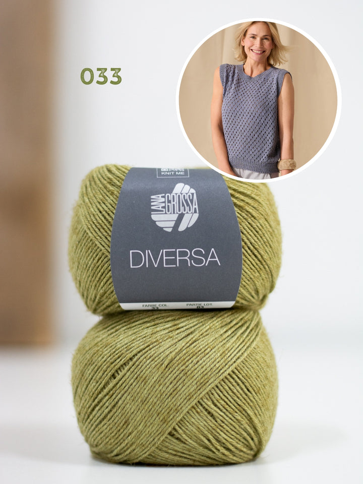 Breipakket Diversa top-down top met ajourpatroon