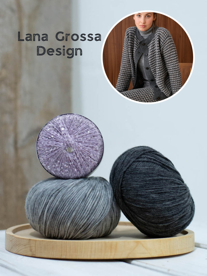 Haakpakket Cashmere 16 Fine Glamour strepenvest