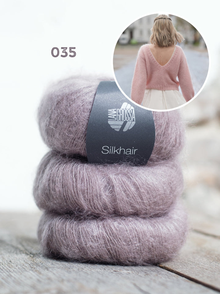Breipakket Caspar V Neck Sweater - Kolibri by Johanna