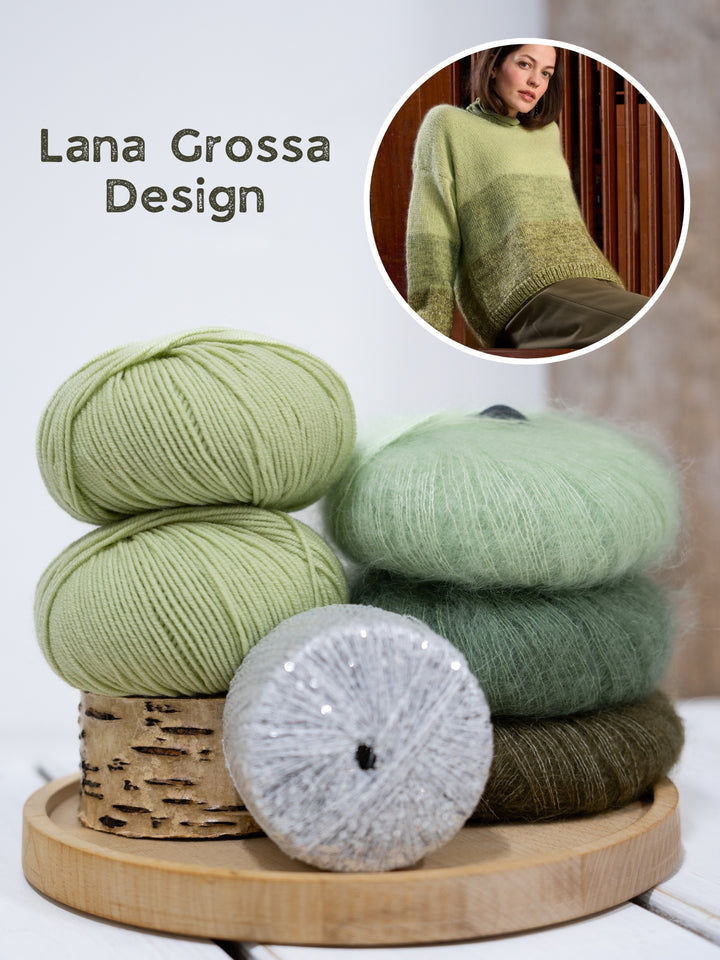 Breipakket Cool Wool Silkhair Glamour strepentrui