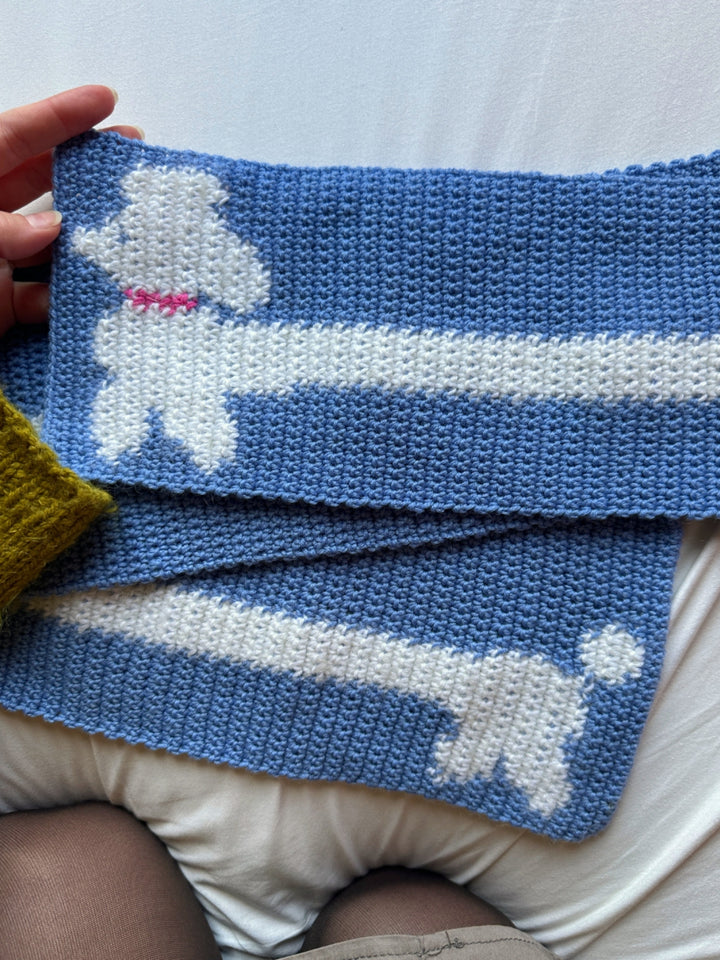 Haakpakket Poodle Scarf - Engelstalig - Devout Hand