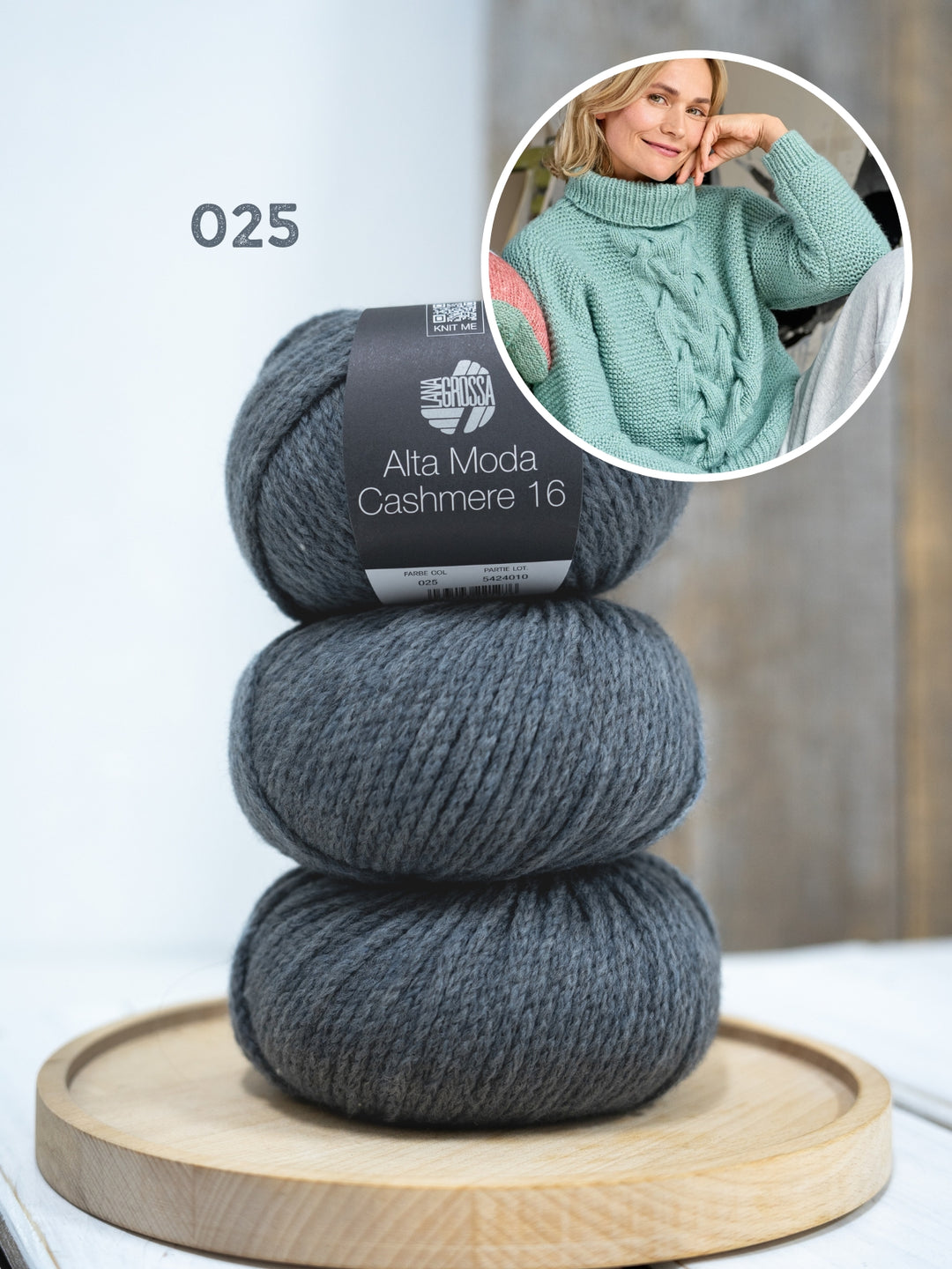 Breipakket Alta Moda Cashmere 16 kabeltrui