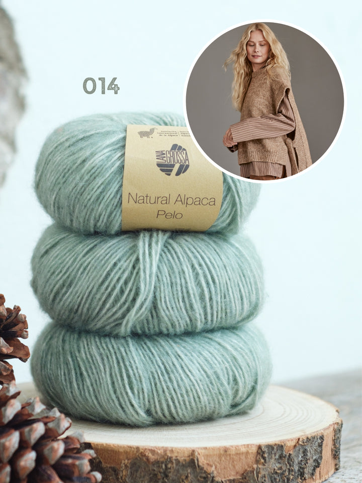 Breipakket Natural Alpaca Pelo slipover