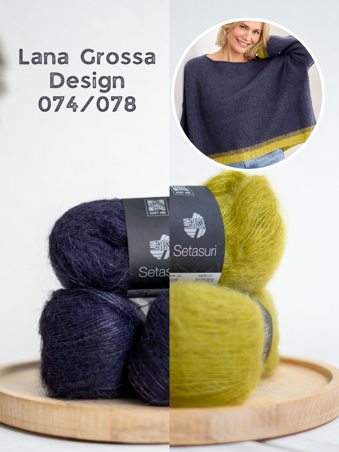 Breipakket Setasuri colorblock trui