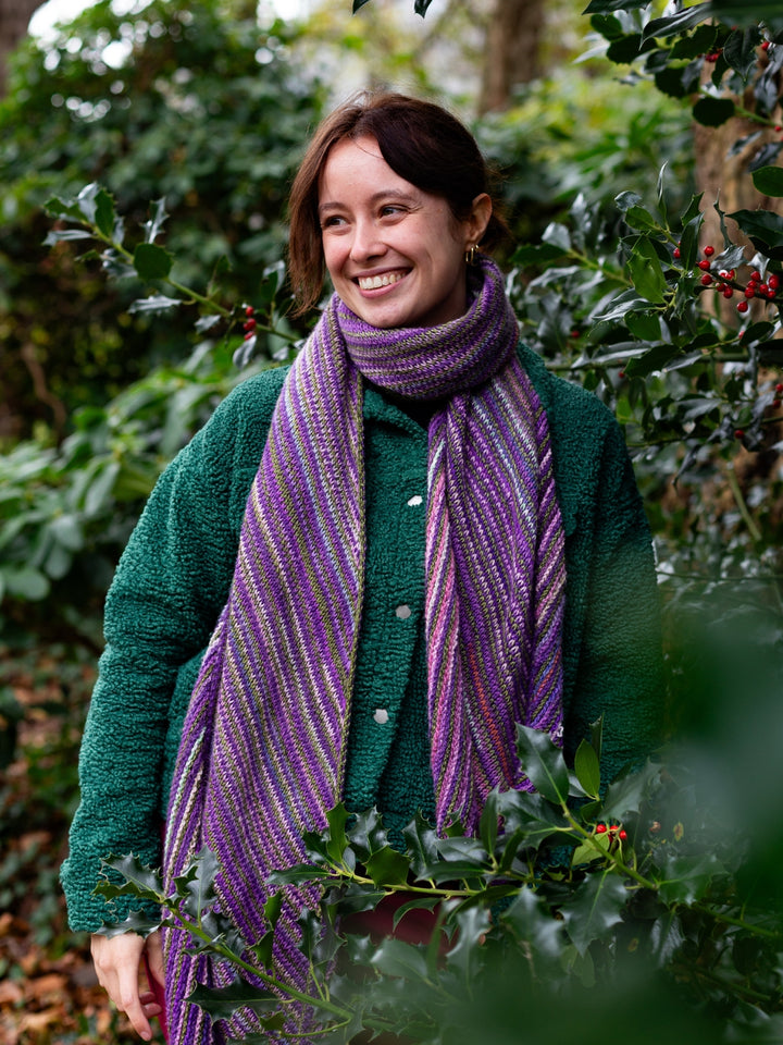 Tunisch haakpakket Lavender Scarf - Studio Hook & Yarn