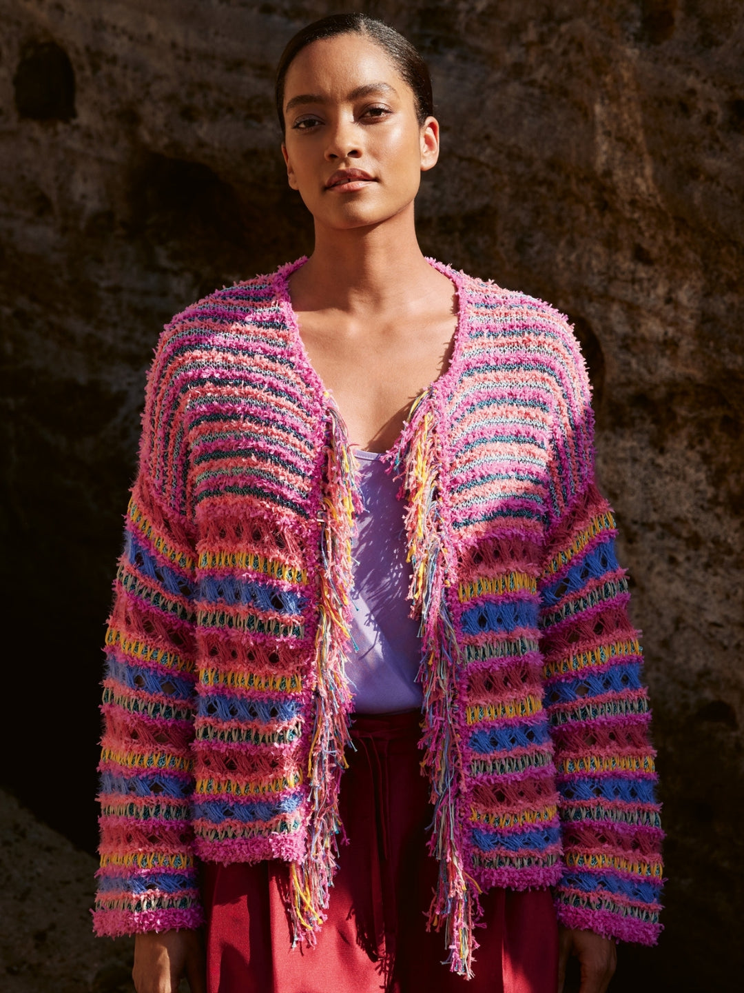 Breipakket Frizzante Filo Lurex Per Fortuna Tessera vest