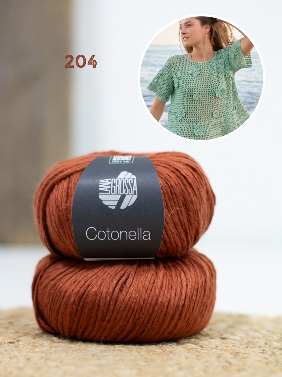 Haakpakket Cotonella shirt met bloemen