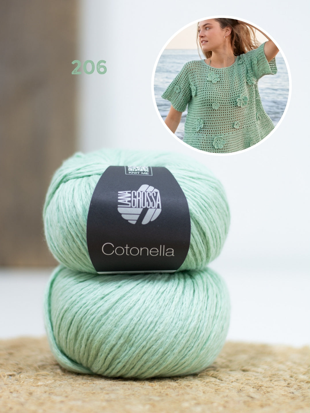 Haakpakket Cotonella shirt met bloemen