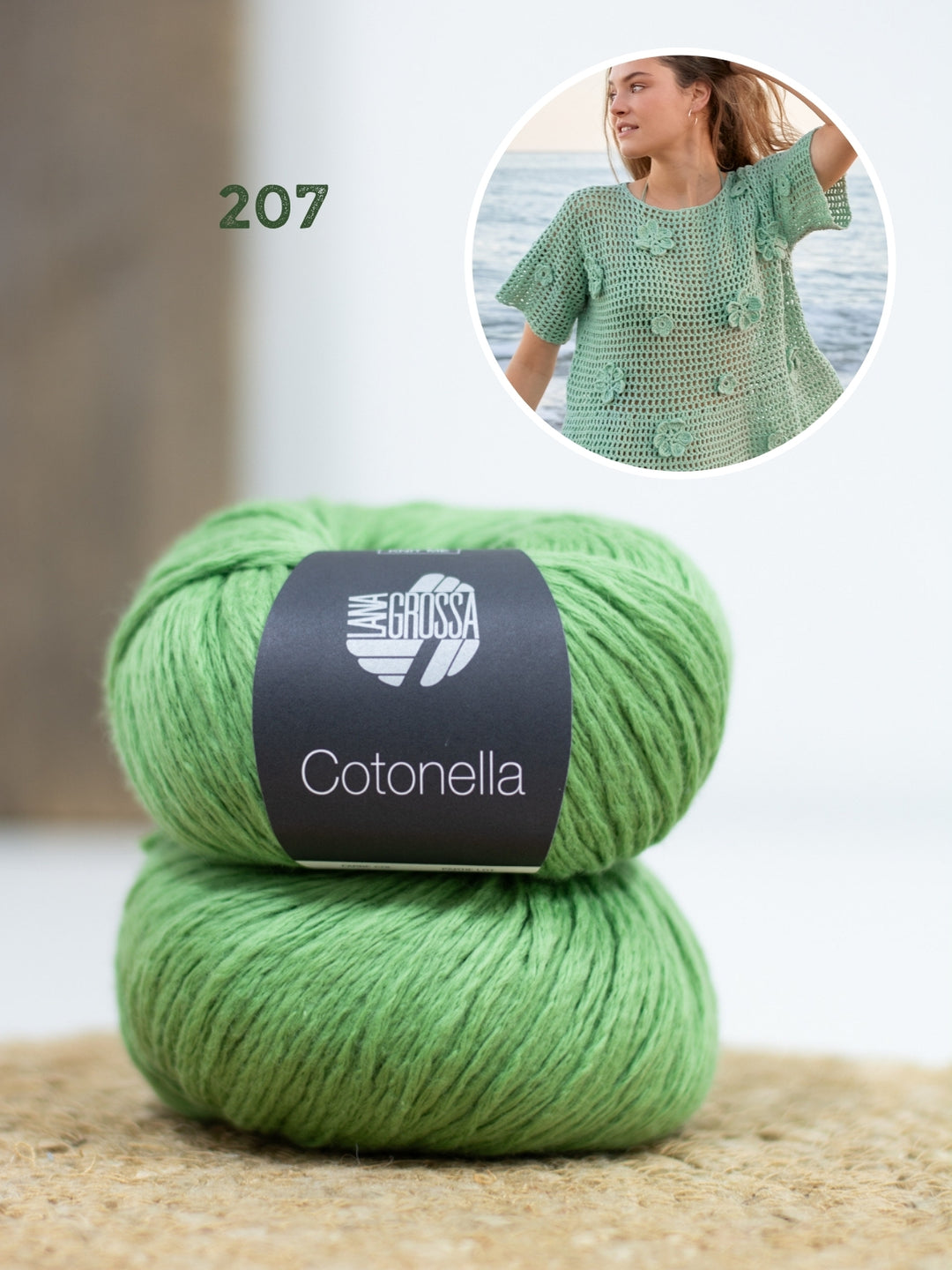 Haakpakket Cotonella shirt met bloemen