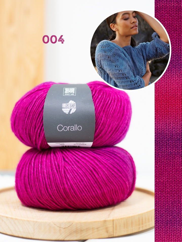 Breipakket Corallo dwarsgebreide trui