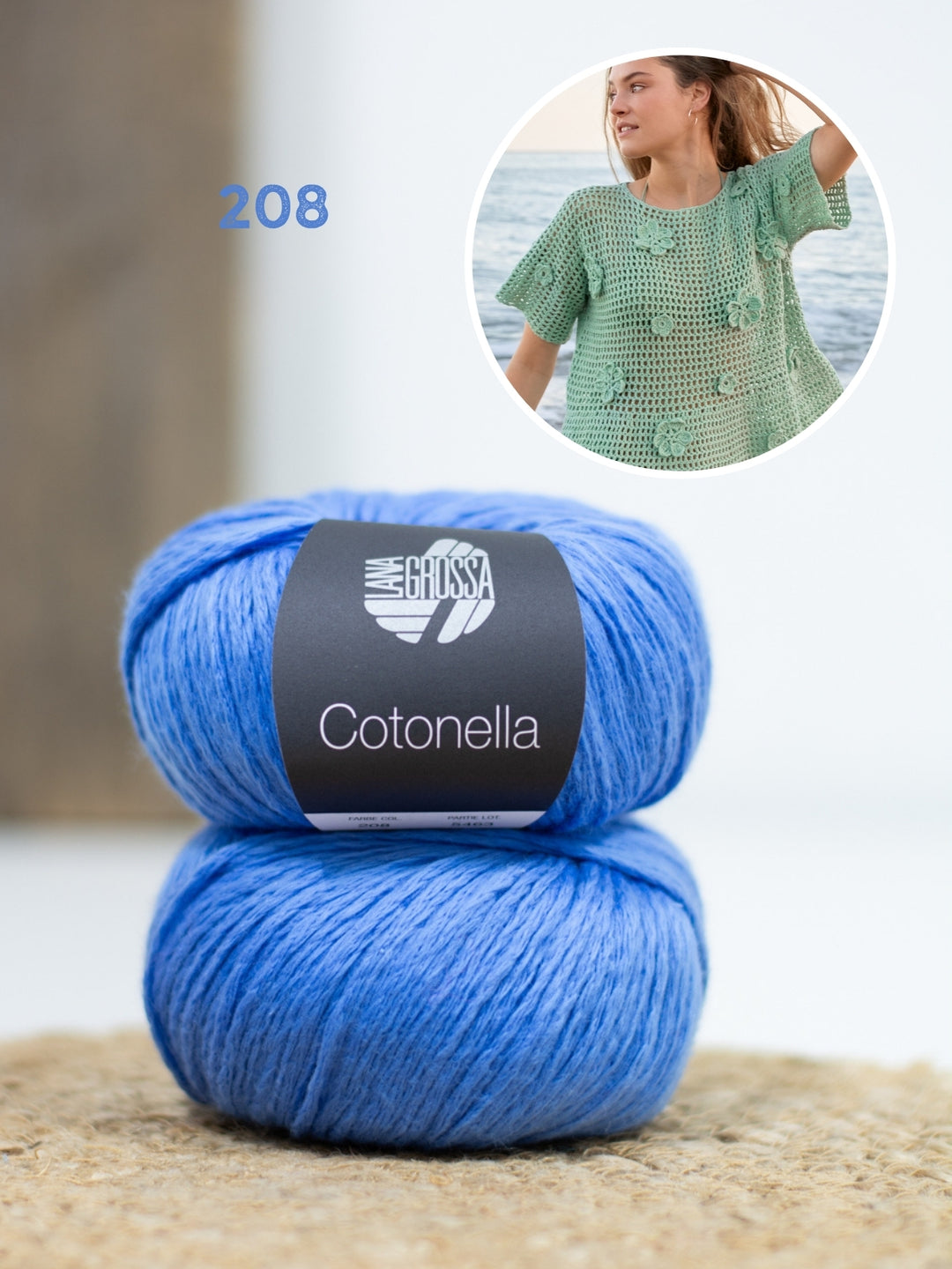 Haakpakket Cotonella shirt met bloemen