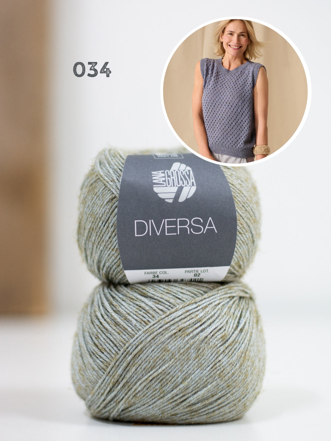 Breipakket Diversa top-down top met ajourpatroon