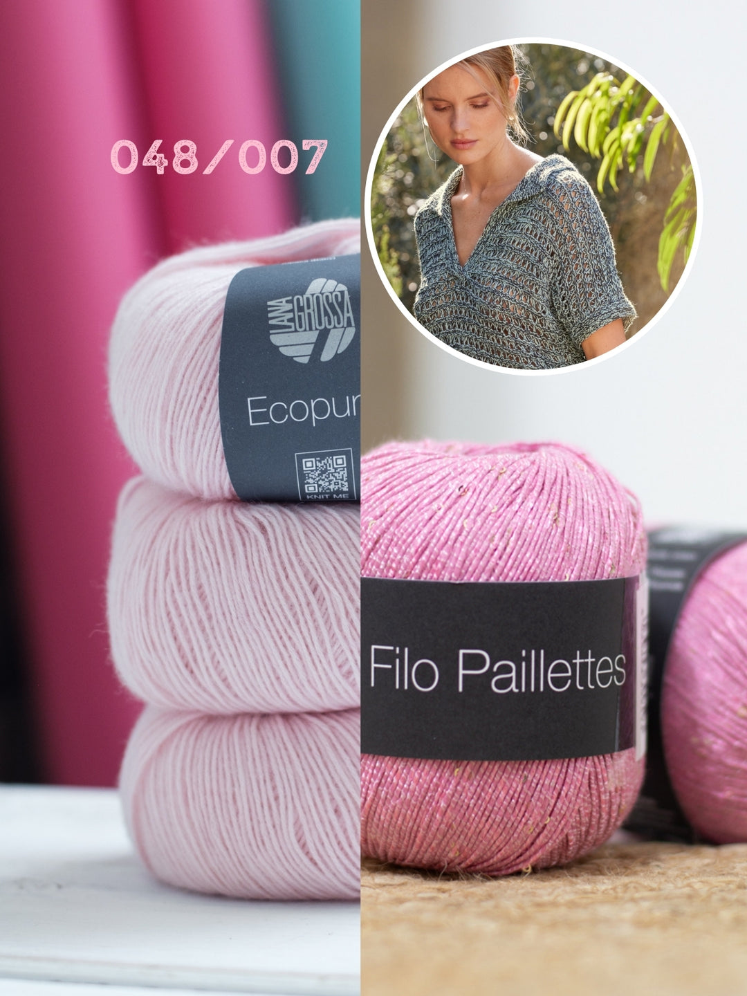 Breipakket Ecopuno Filo Paillettes shirt