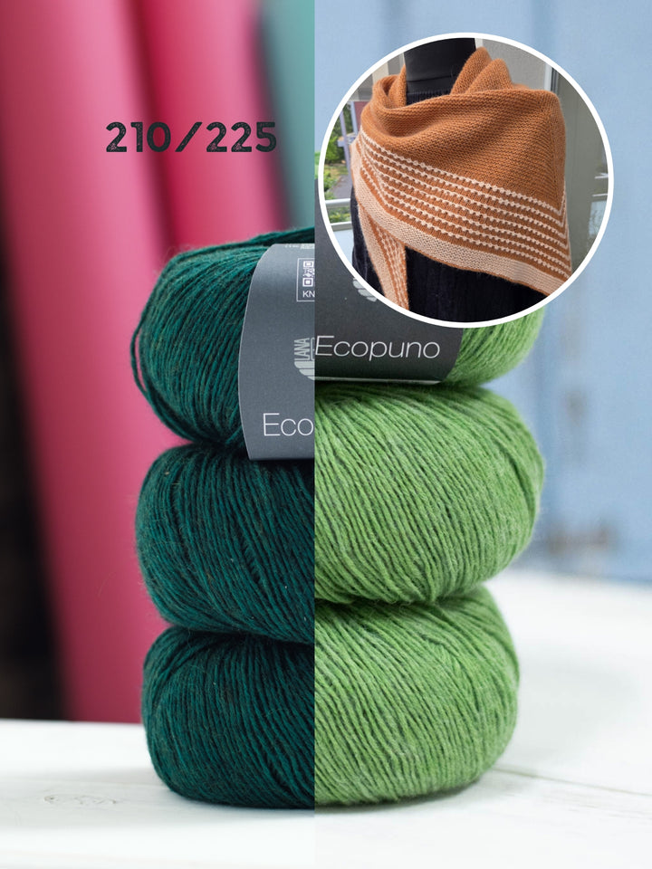 Breipakket Lizas Tuch Pearly Lines - Ecopuno