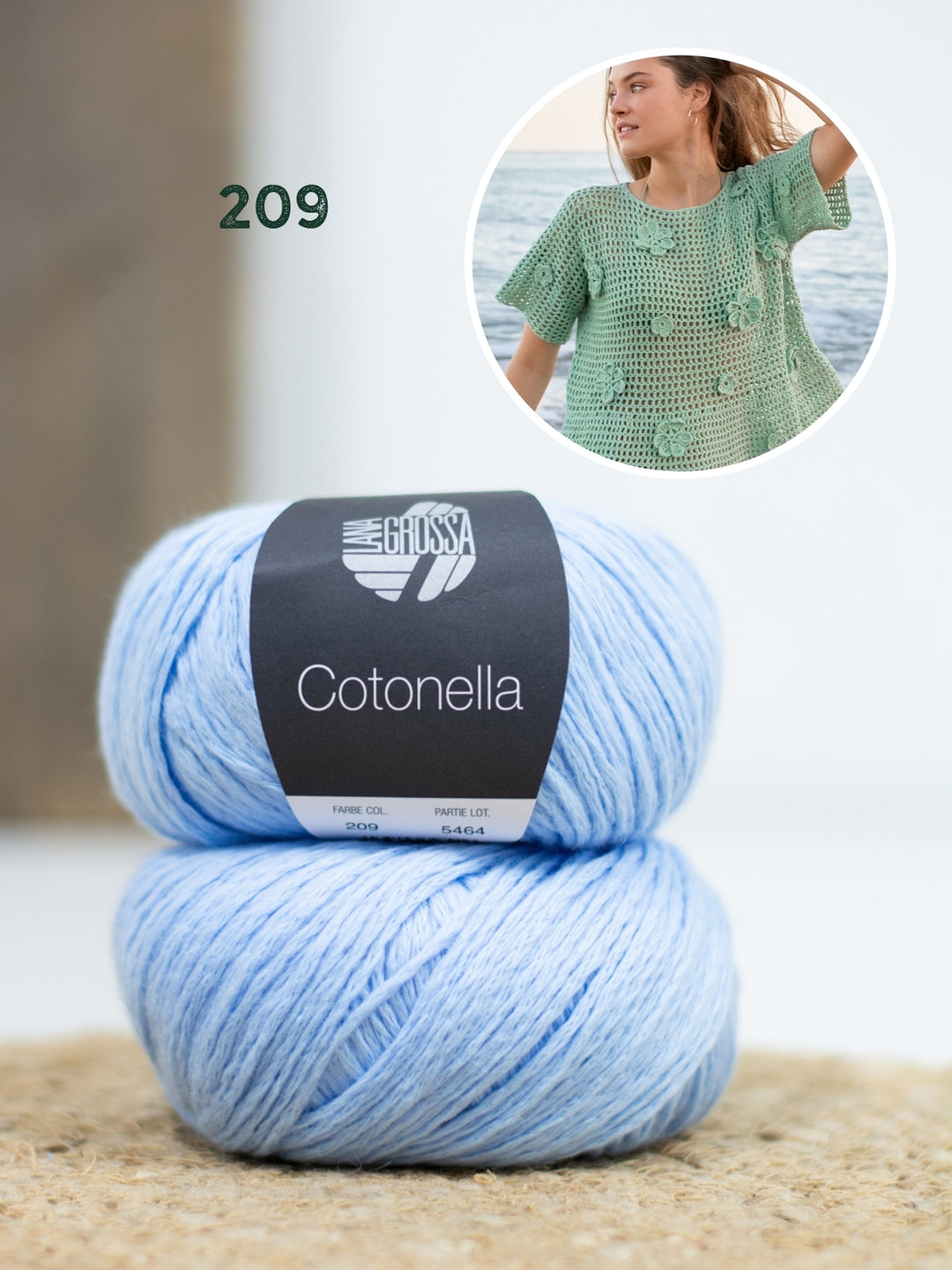 Haakpakket Cotonella shirt met bloemen