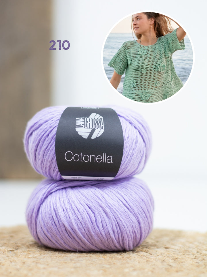 Haakpakket Cotonella shirt met bloemen
