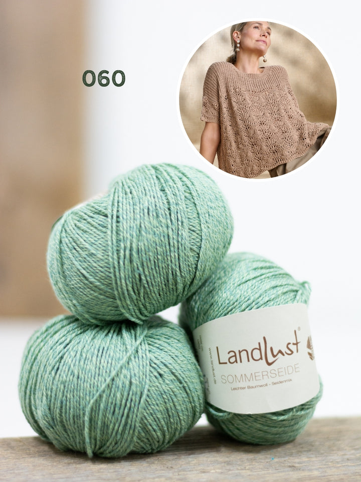 Breipakket Landlust Sommerseide shirt met ajourpatroon