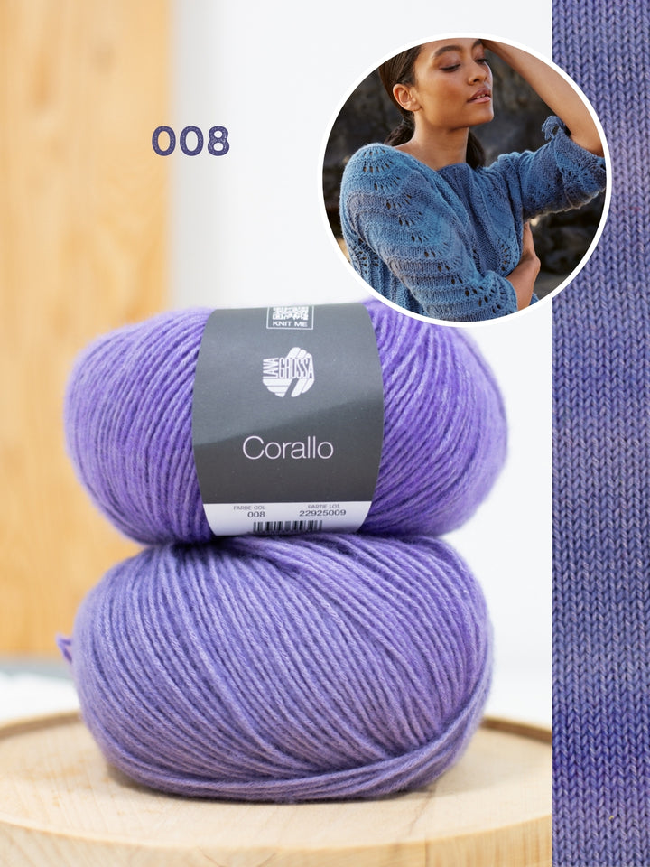 Breipakket Corallo dwarsgebreide trui