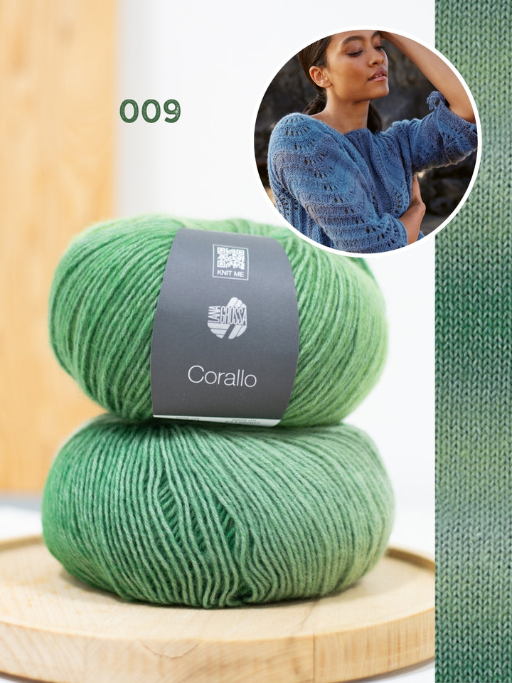 Breipakket Corallo dwarsgebreide trui