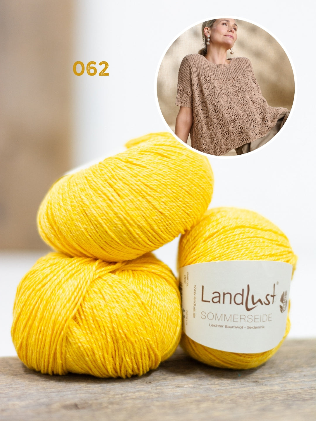 Breipakket Landlust Sommerseide shirt met ajourpatroon