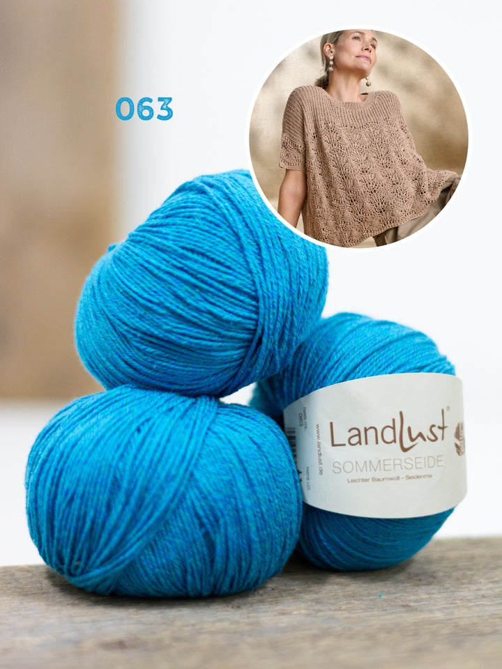 Breipakket Landlust Sommerseide shirt met ajourpatroon